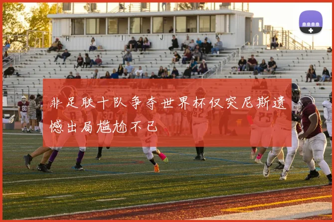 非足联十队争夺世界杯仅突尼斯遗憾出局尴尬不已